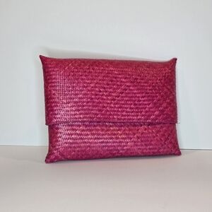 Handmade Straw Clutch